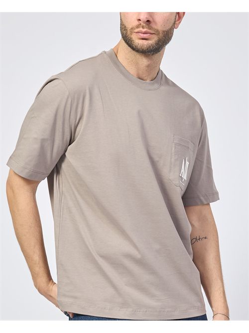 T-shirt girocollo Armani Exchange con taschino con logo ARMANI EXCHANGE | XM000366-AF12308U6107